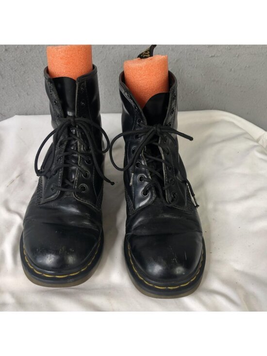 Dr. Martens Boots Men 10 Black Leather 1460 Combat AirWair Grunge Rock Punk Goth main image 8